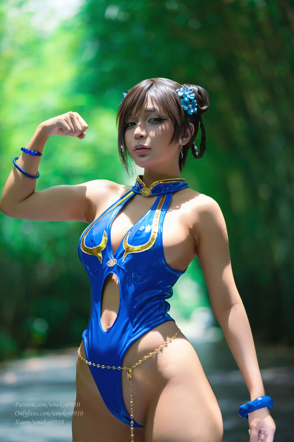 Umeko_J - Chun Li Outfit 4 [98P,8V-1.41GB] tg@simisebaisi 【丝足阁】040.webp